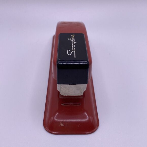 Vintage Swingline Red Cub Stapler Made In Long Island, NY Works-2915753 - Picture 2 of 9